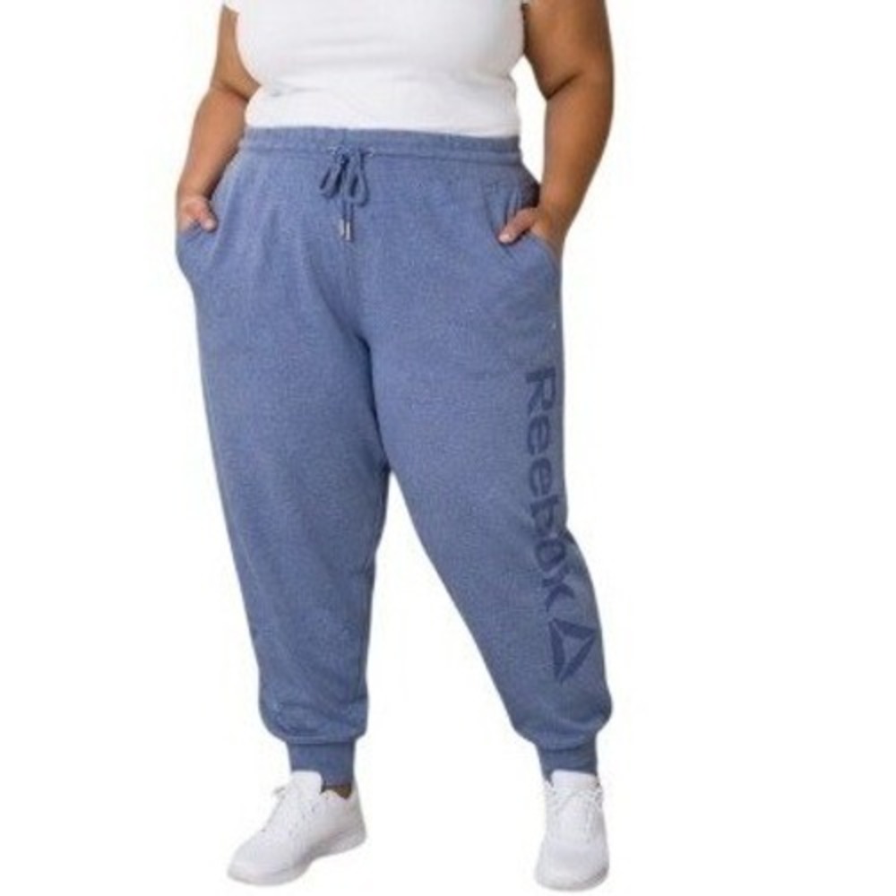 Athleisure Soft Fleece Joggers Blue Women's 3X Reebok